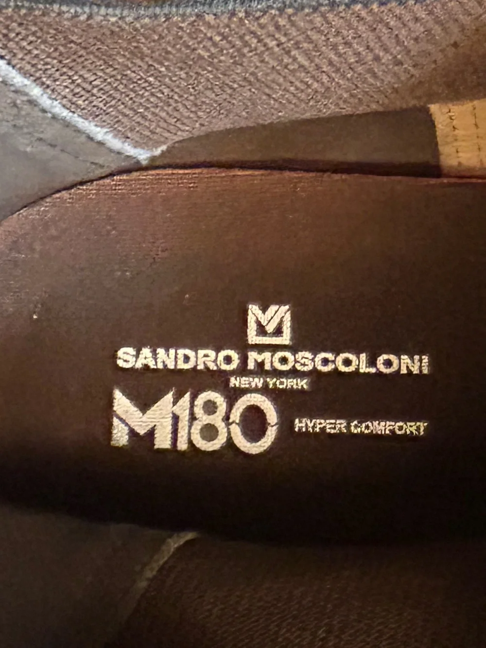 Sandro Moscoloni “Wilbur” Navy Blue Suede M180 Hyper Comfort Chelsea Ankle Boots